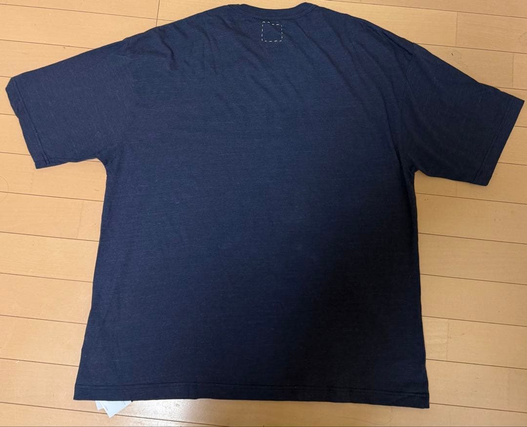 VISVIM FIL JUMBO ロゴプリントTシャツ クルーネック　NAVY