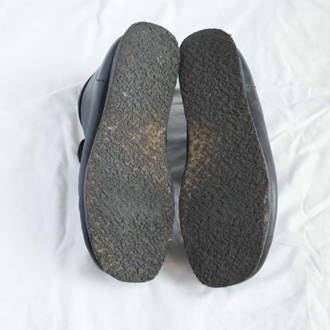 【Clarks/クラークス】ワラビー スムースレザー 26cm ブラック