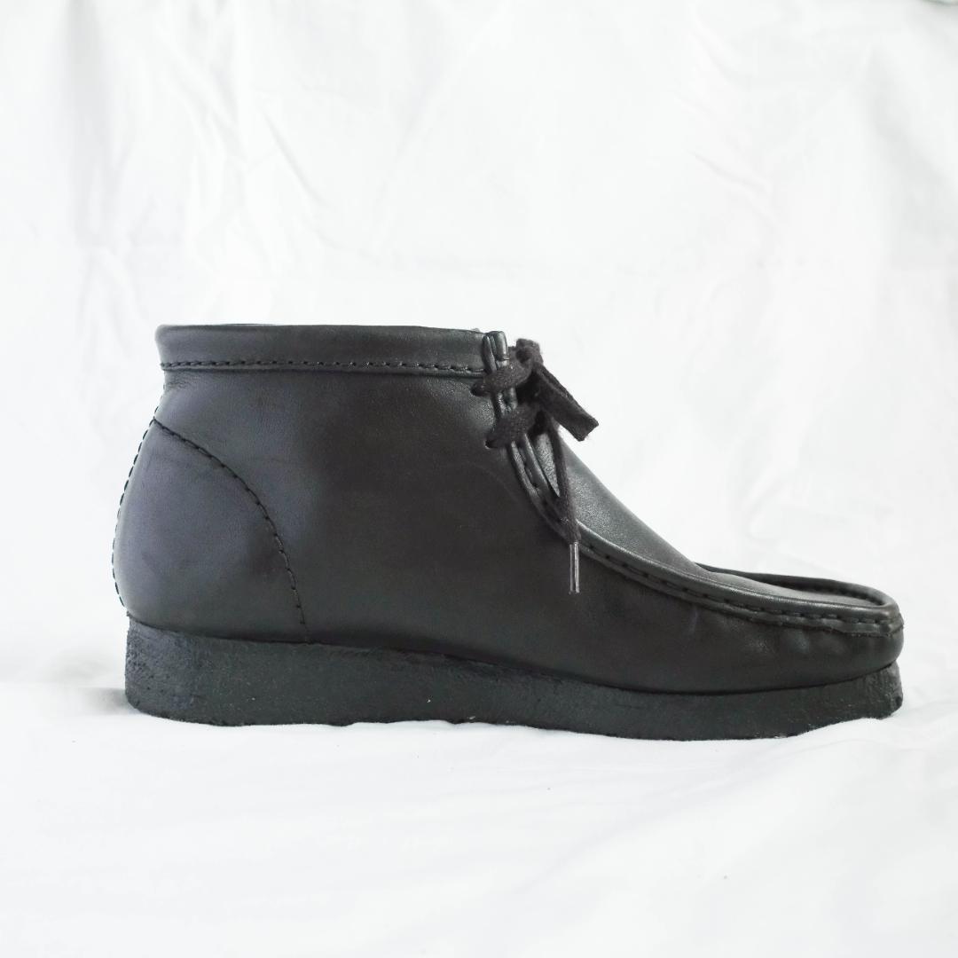 【Clarks/クラークス】ワラビー スムースレザー 26cm ブラック