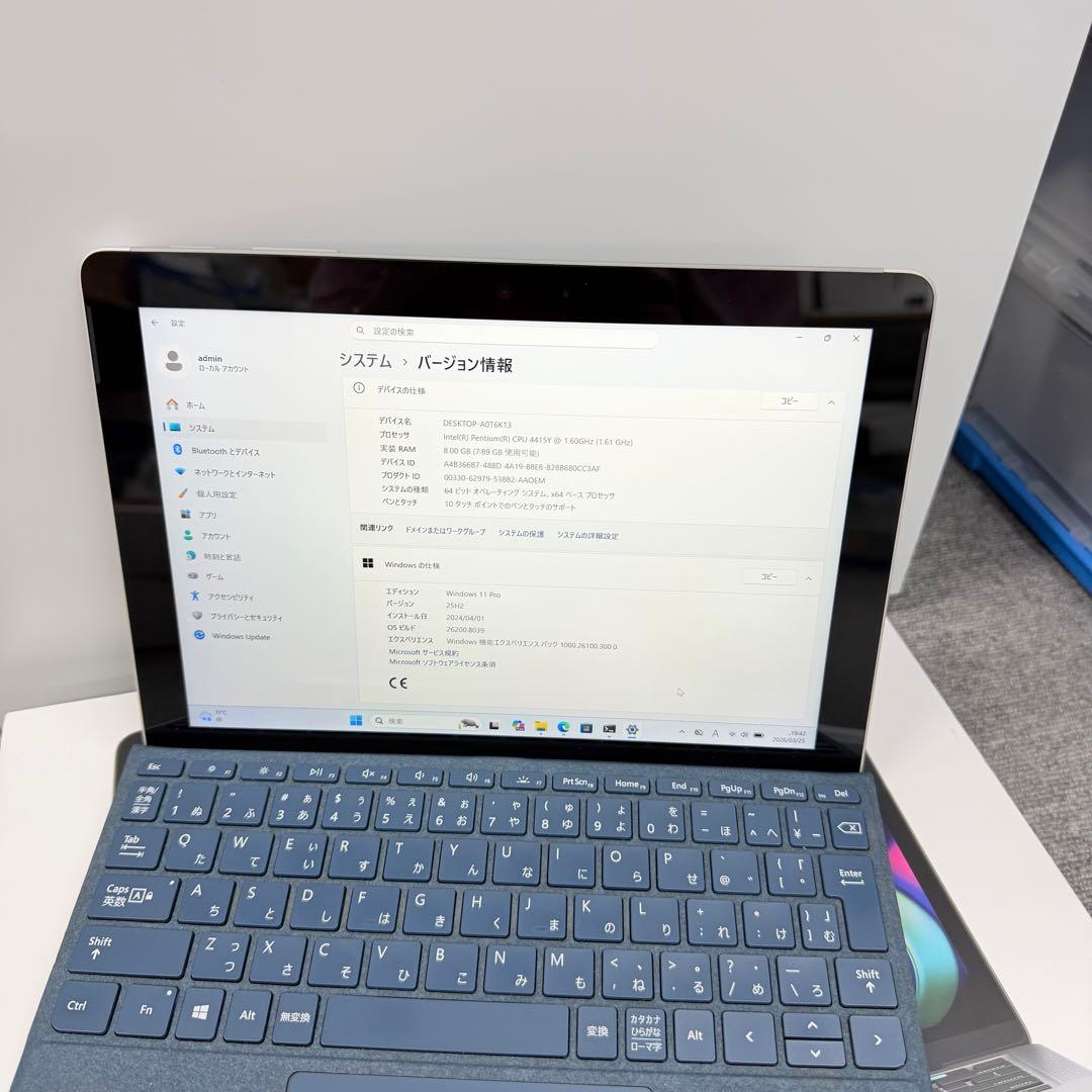 Windowsタブレット本体 Microsoft Surface Go 8GB/128GB LTE