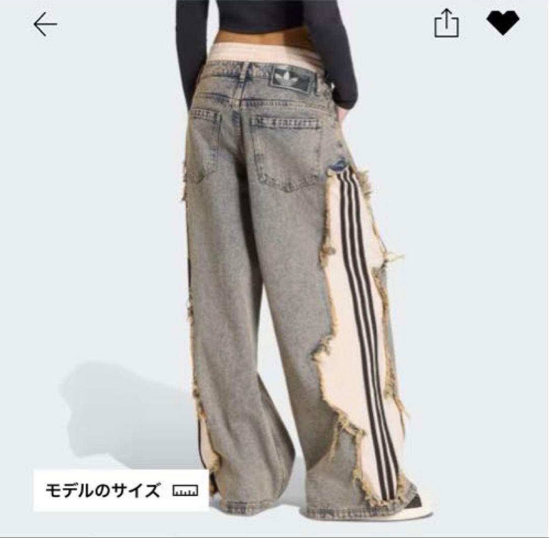 ADILENIUM 5.0 デコンストラクテッドデニムパンツ