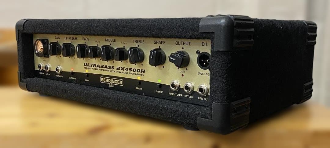 【底値：美品】Behringer BX4500H ベースアンプ 動作良好②
