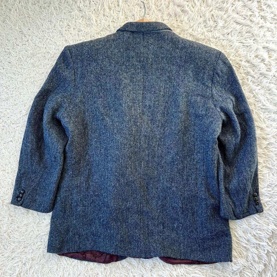 Harris Tweed × MOORES ヘリンボーン ツイードジャケット