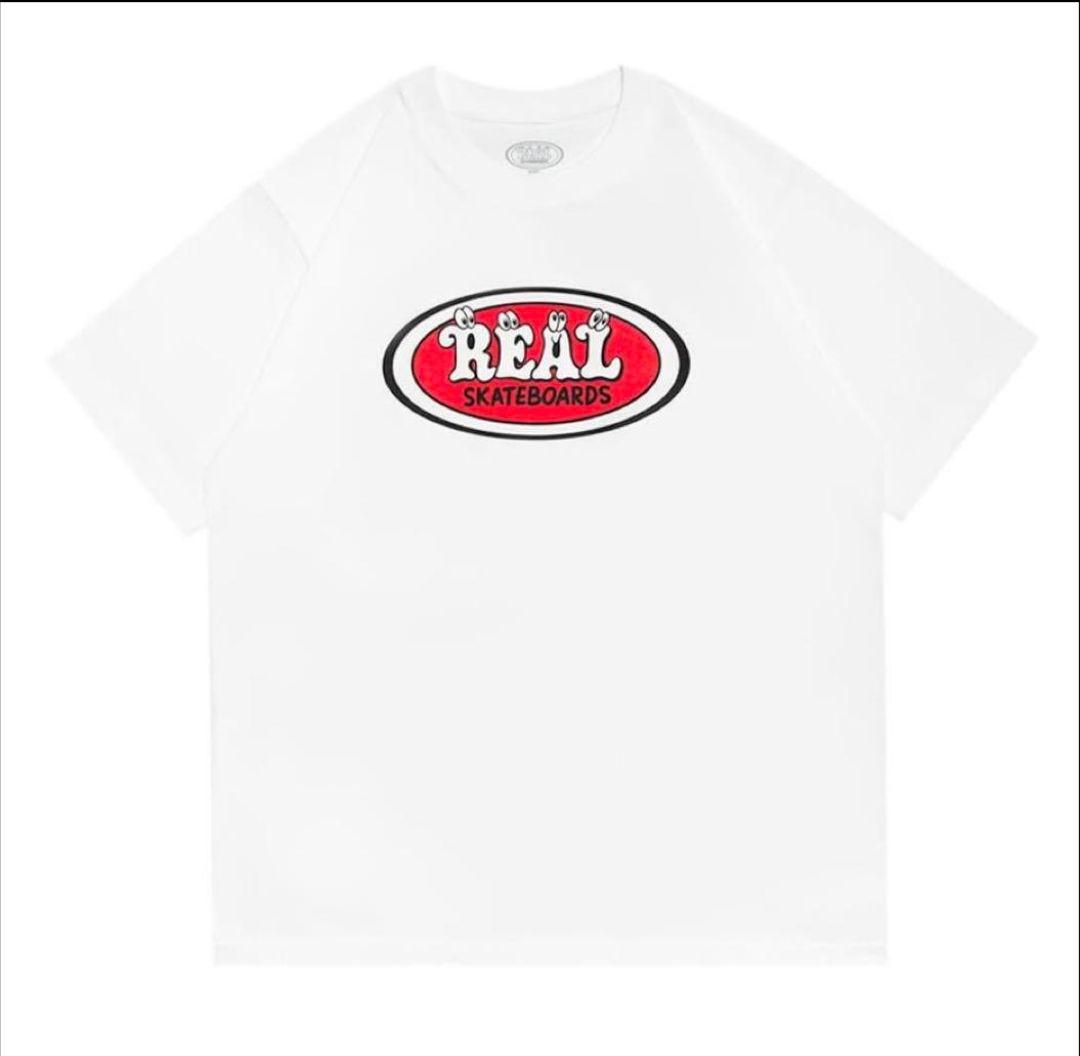 トップス VERDY X REAL SKATEBOARDS tee XXL white