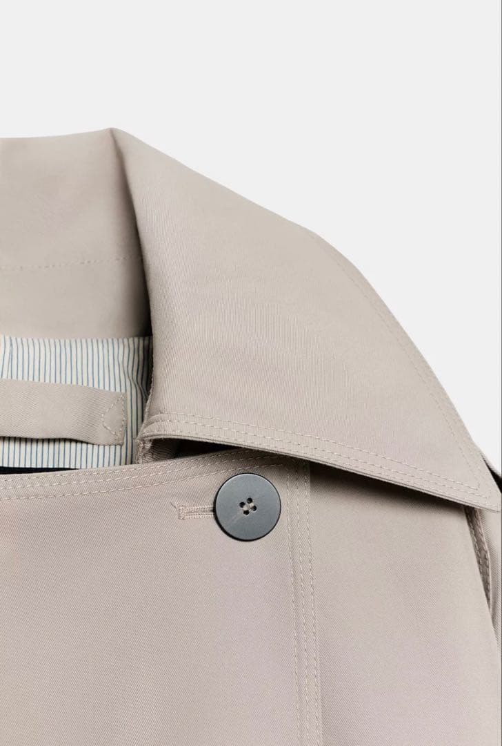 【完売品】ZARA ZWコレクション 撥水加工オーバーサイズトレンチコート M