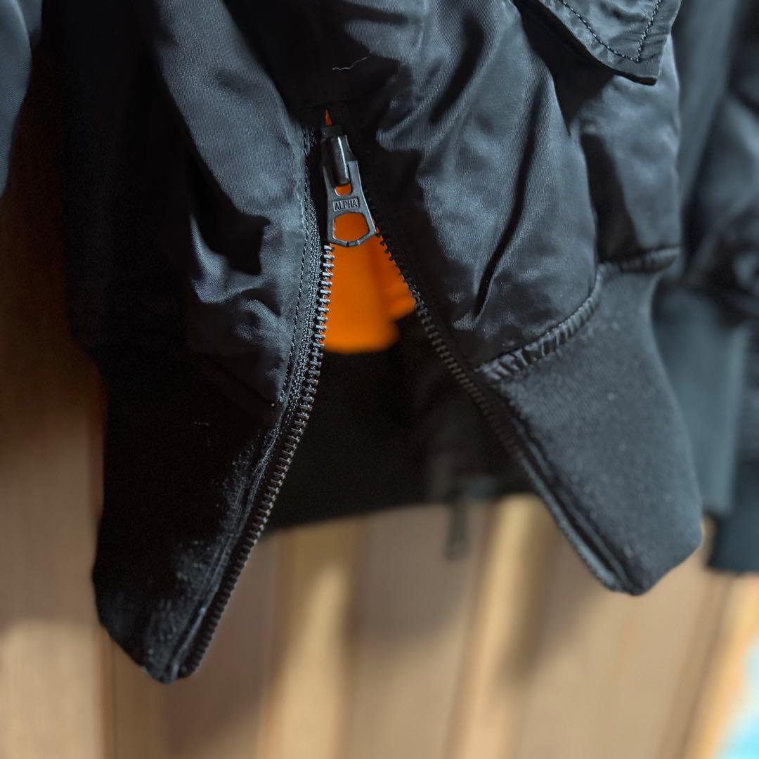 お値引き中 ALPHA × monkey time SIDE ZIP MA-1