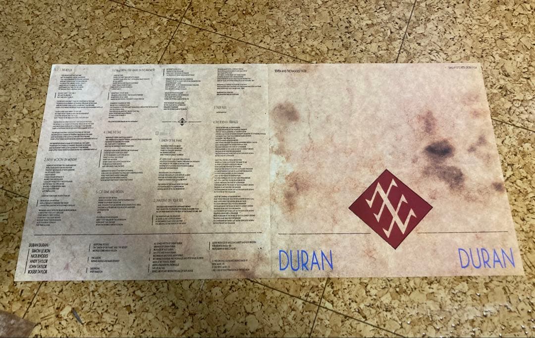 洋楽 Duran Duran Seven and the Ragged Tiger