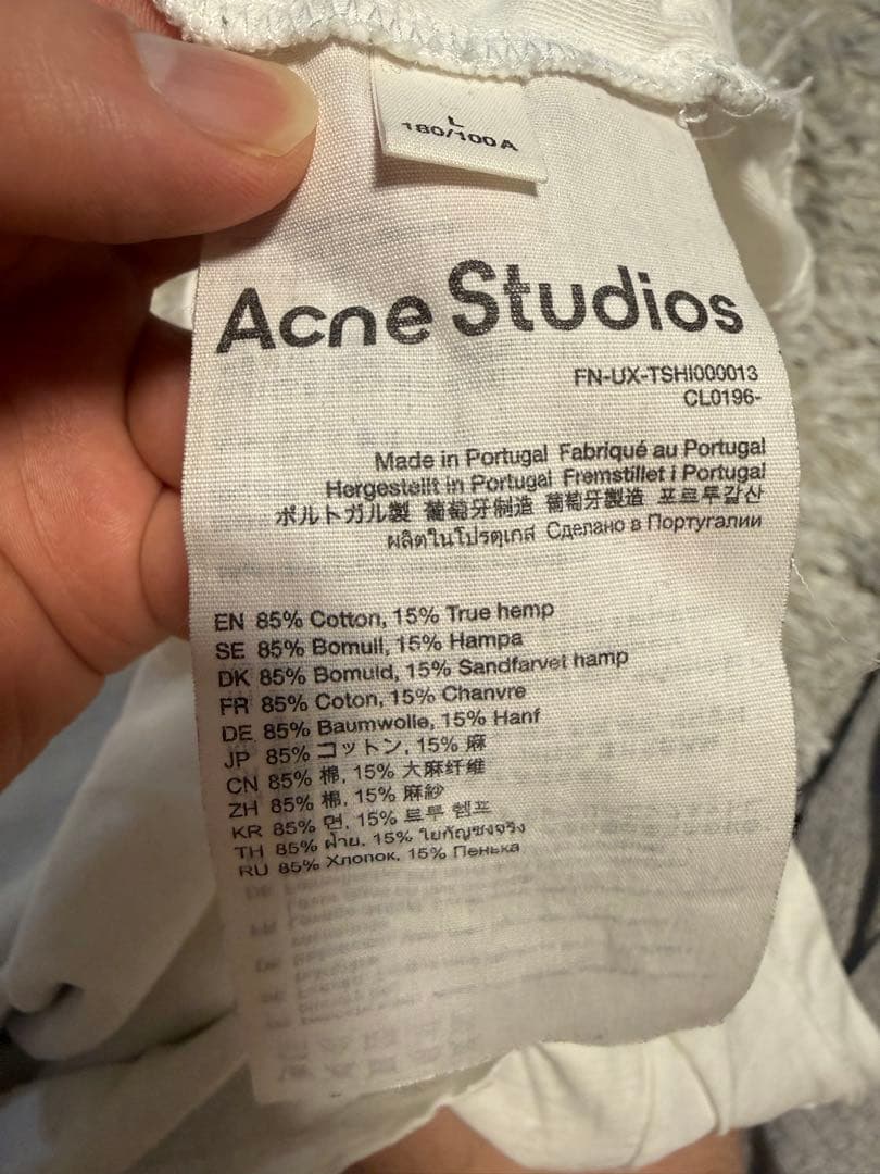 Acne Studios 1996 Tシャツ ホワイト