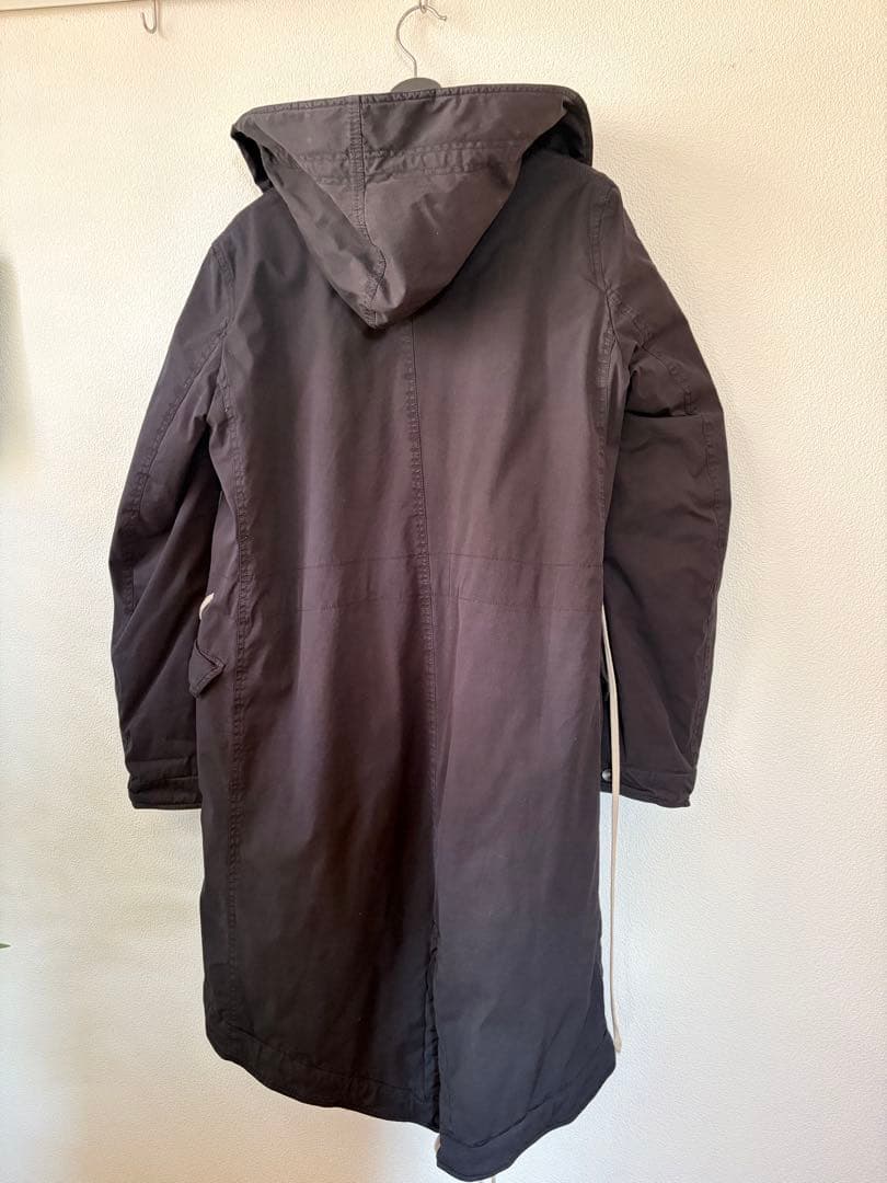 Rick owens drkshdw フィッシュテール フーデッドコート