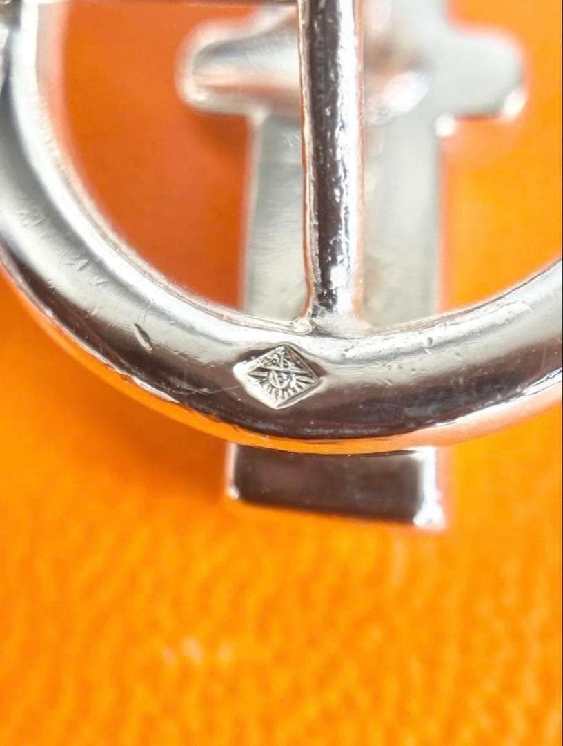 【美品】HERMES エルメス シェーヌダンクル グレナン カフリンクス