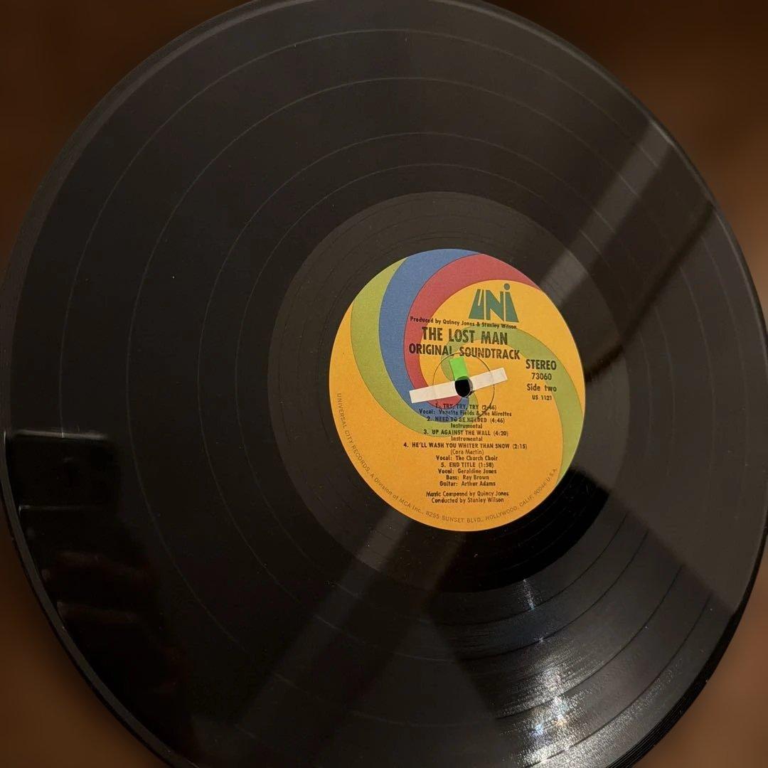 Quincy Jones Lost Man OST LP サントラ