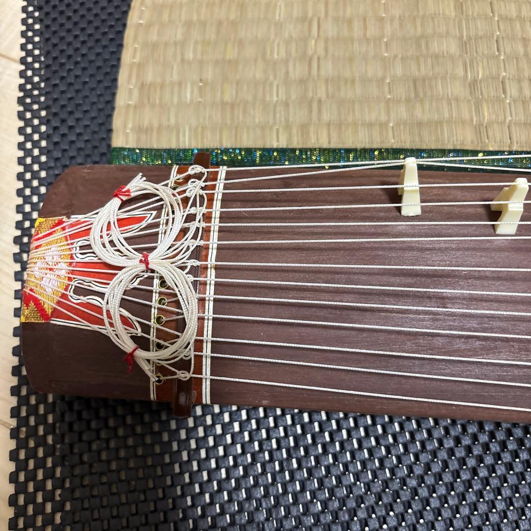 ☆ミニお琴☆箱付　 全長42cm 琴　箏 和楽器 十三弦　13弦