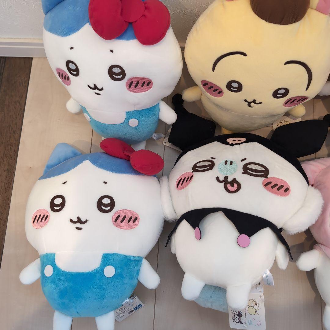 ちいかわ　サンリオキャラクターズ　BIGぬいぐるみ　6体セット