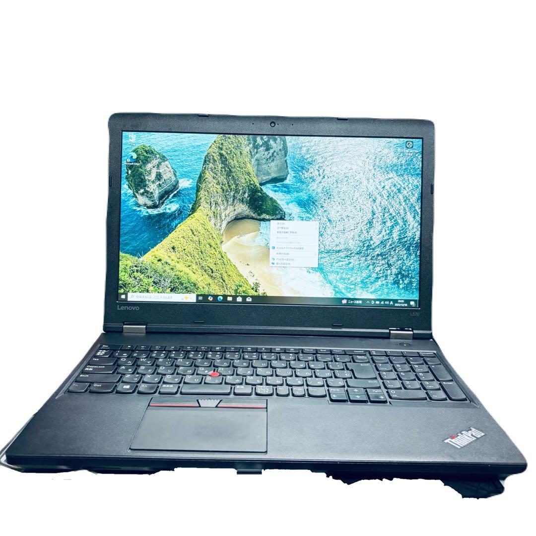 Windowsノート本体 Lenovo ThinkPad L570 core i5 8GB 128GB