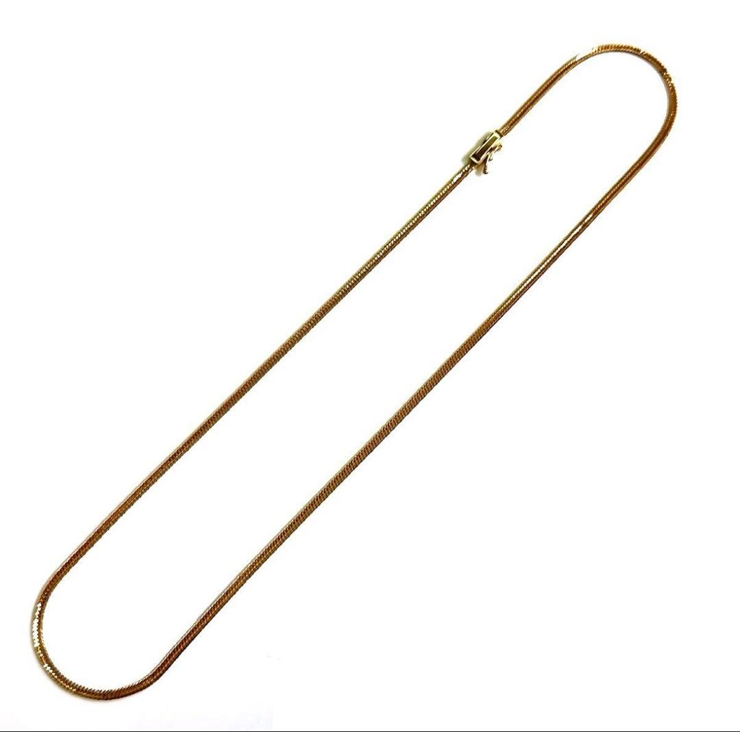 喜平ネックレス 18金 トリプル12面 45cm 5.5g 造幣局検定マーク