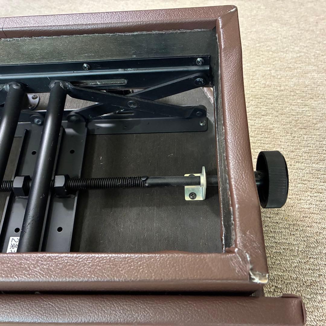 ピアノ補助ペダル AX100 足台　PEACOCK 吉澤　 【ブラウン】