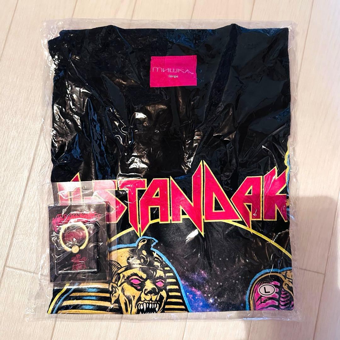 Hi-STANDARD×MISHKA Tシャツ Lサイズ スマホリング付