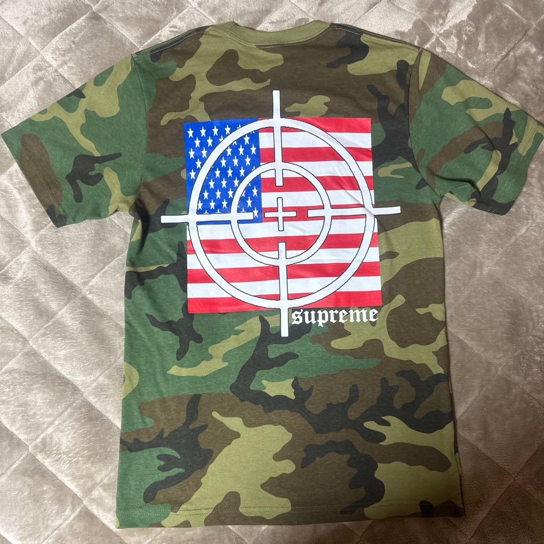 2025ss supreme Tシャツ　迷彩　ターゲット
