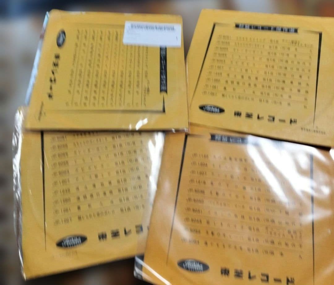 【バラ売り不可】森山加代子 シングルレコード 4枚セット