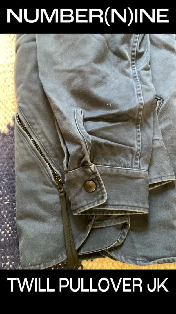 ジャケット・アウター NUMBER(N)INE TWILL PULLOVER JK L