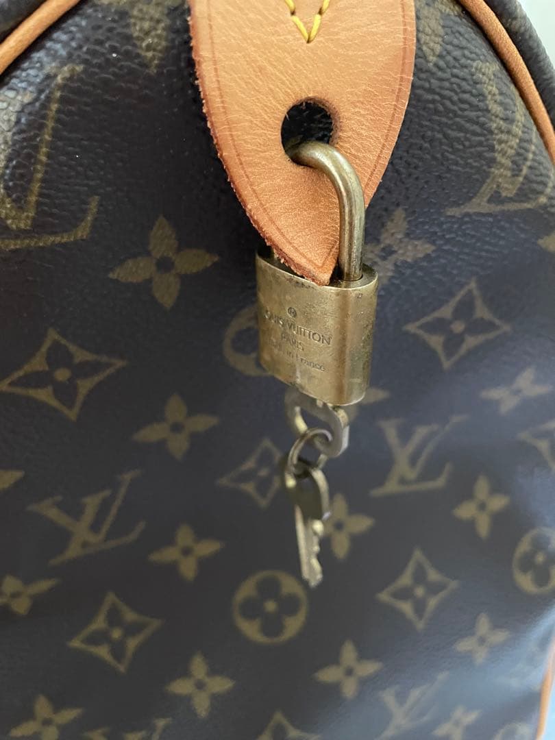 【美品・鍵付】ルイヴィトン スピーディ40 モノグラム ボストンバッグ 旅行鞄