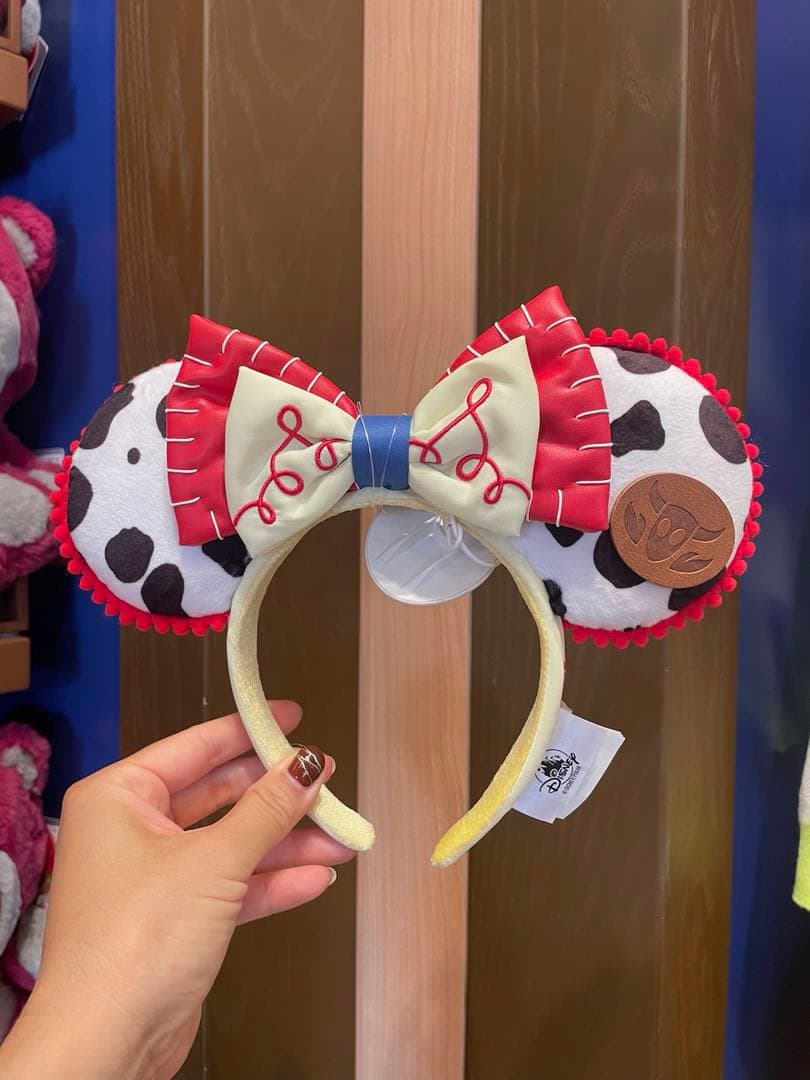 上海ディズニー　トイストーリー　ウッディバズライトジェシー三点カチューシャ