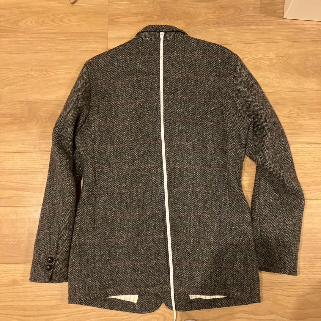 DUFFER ダッファー　ハリスツイード ヘリンボーン テーラードジャケット