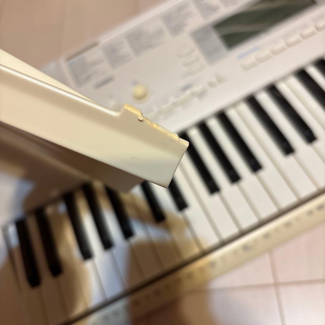CASIO LK-221 電子ピアノ ホワイト