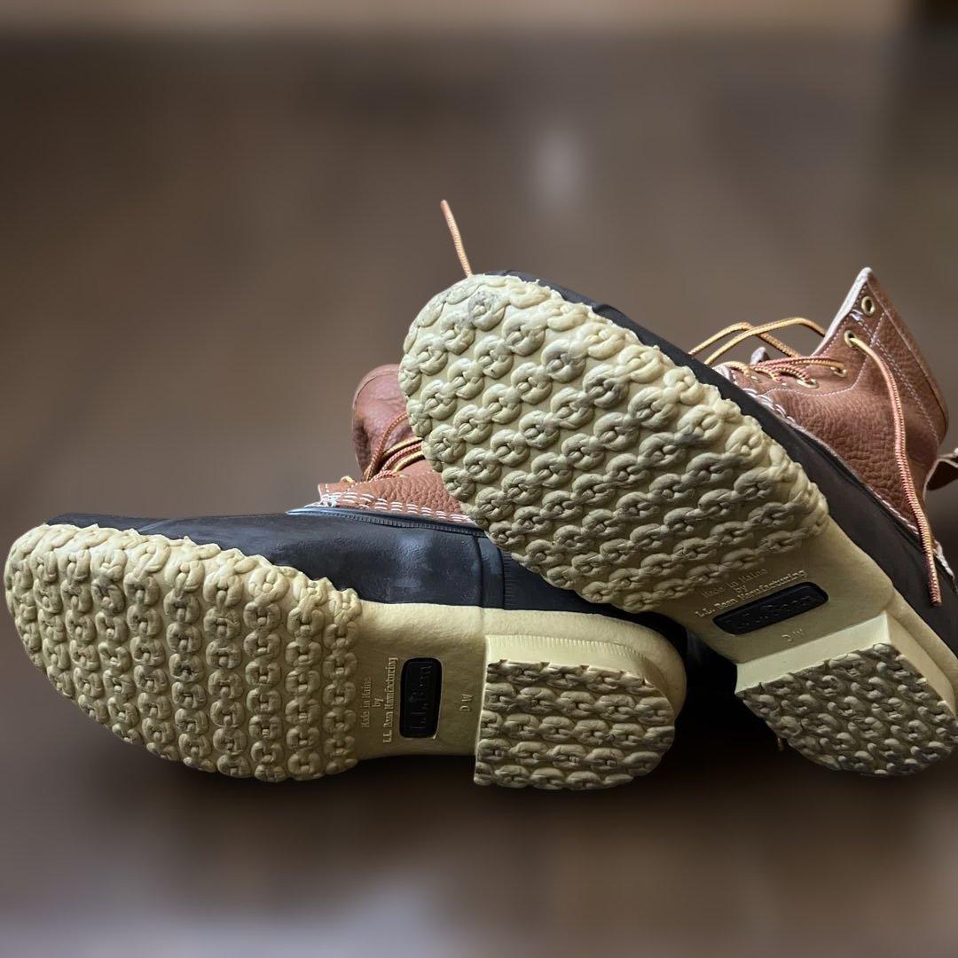L.L.Bean Bean Boots ブラウン 内側タータンチェック