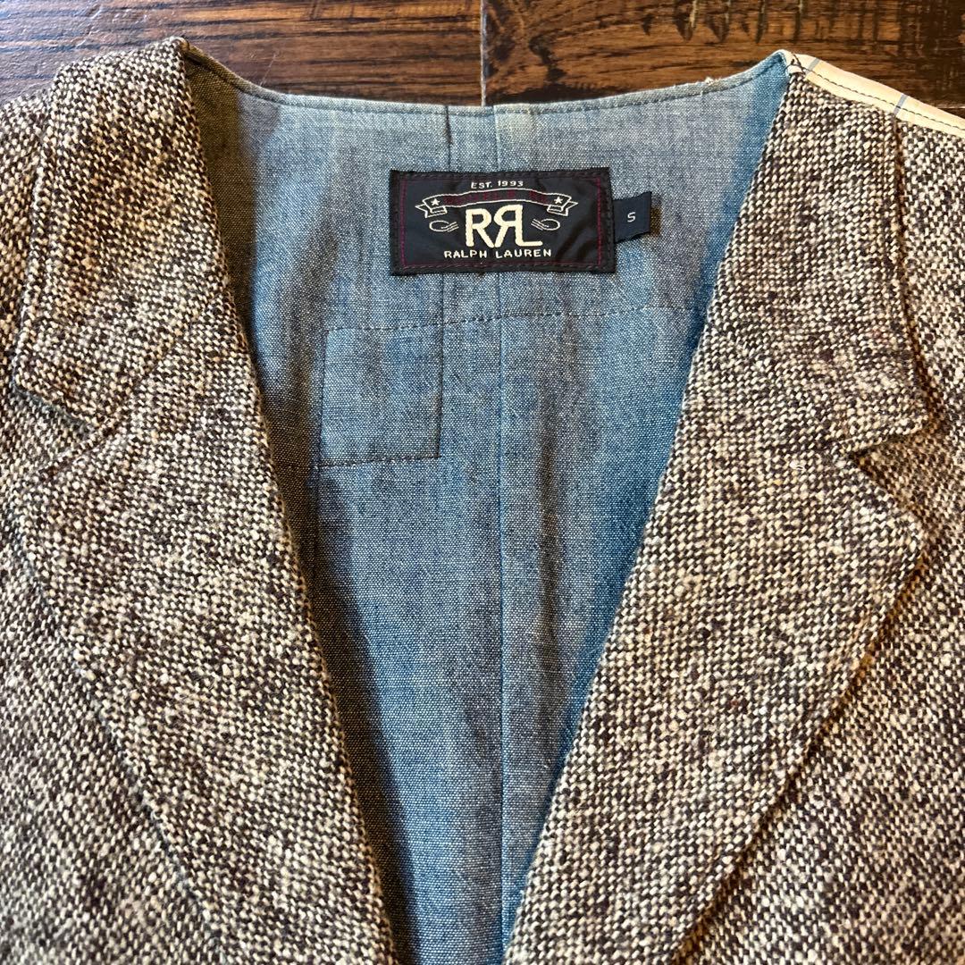 RRL ダブルアールエル Donegals Tweed Vest サイズS