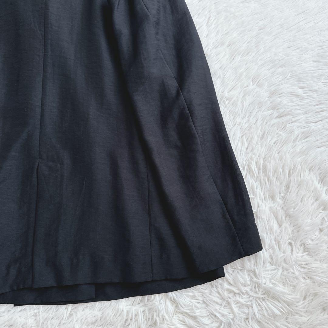 極美品 ICB 24SS リヨセルナイロンワッシャー ジャケット 黒 洗える