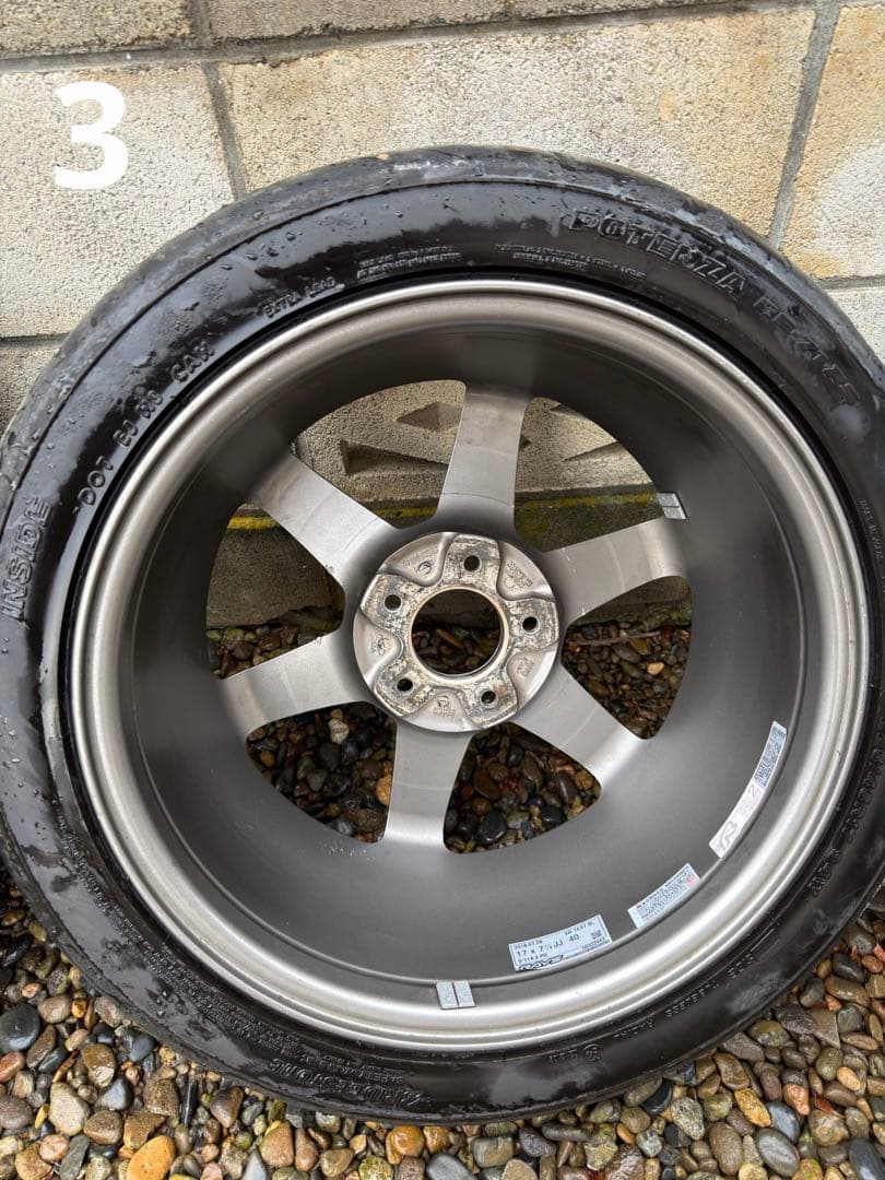 【廃盤】RAYS TE37 SL 17インチ 4本 17×7.5J +40