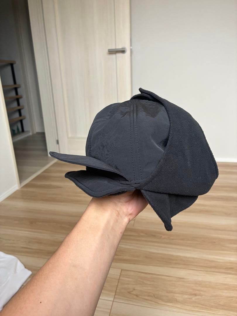 TECH FLEECE FLIGHT CAP 黒 ナイロン フライトキャップ