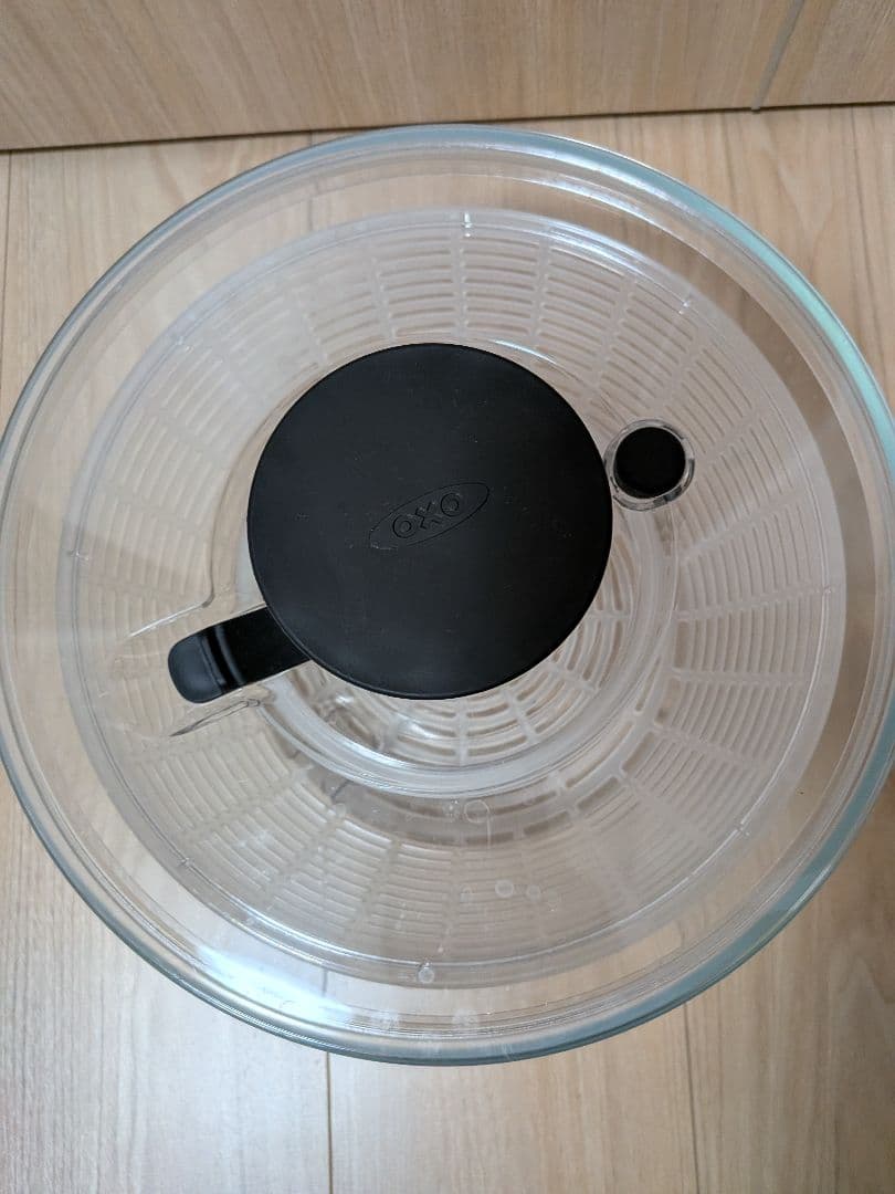 OXO ガラス サラダスピナー 大　ガラス製