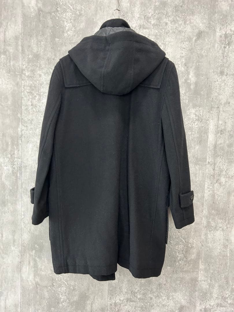 カンコー学生服 2WAYダッフルコート 男女兼用 裏キルト フード着脱 L 黒