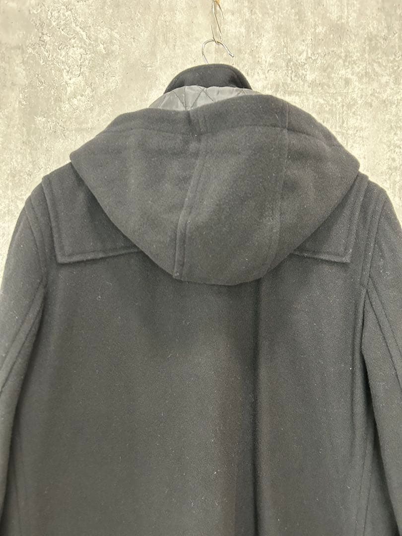 カンコー学生服 2WAYダッフルコート 男女兼用 裏キルト フード着脱 L 黒