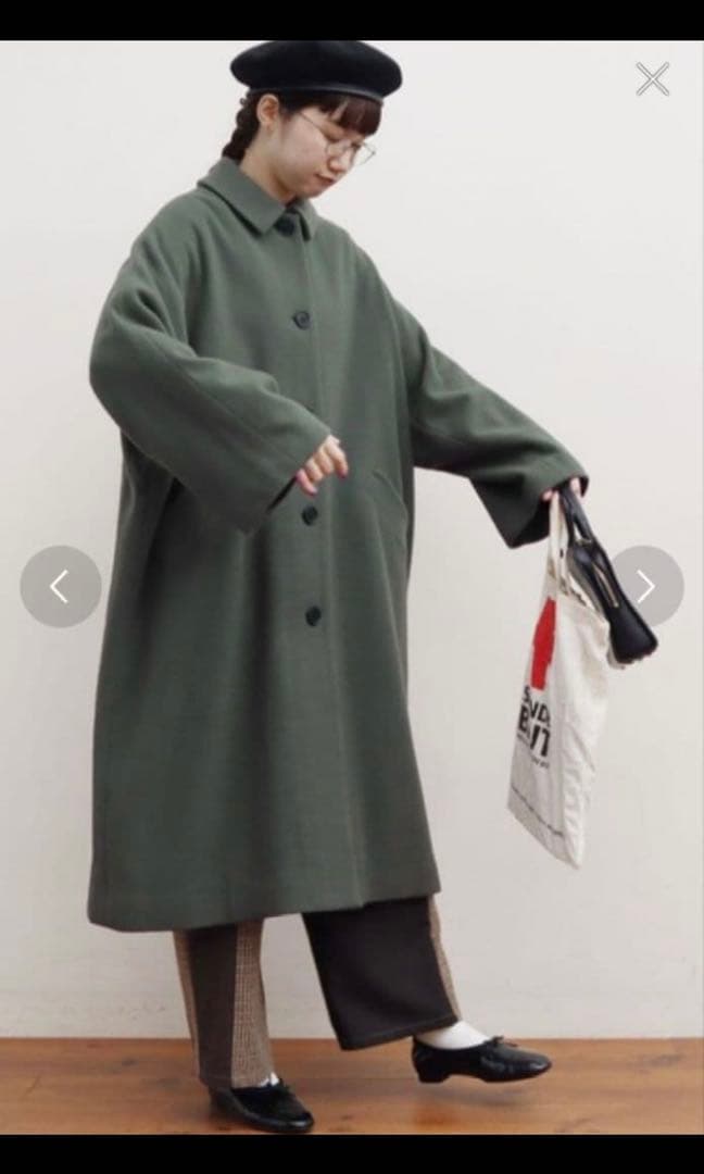 fig London エアリアルパイル Phebe CO グリーン