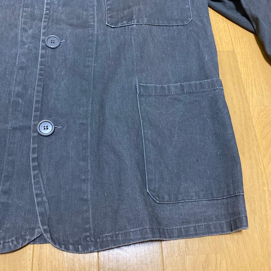 Yarmo グレー カバーオール サイズ40 シャンブレー ヴィンテージ