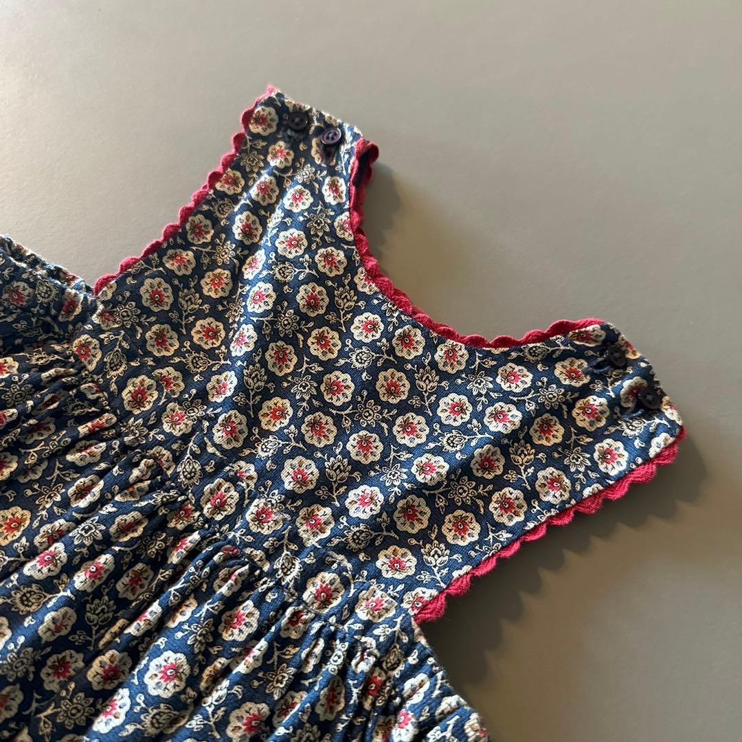 美品　CARAMEL エプロンワンピース　12M