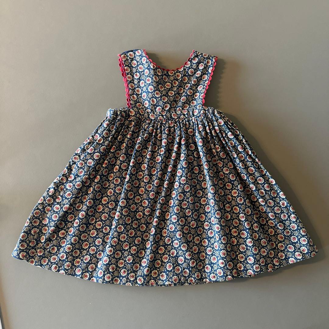 美品　CARAMEL エプロンワンピース　12M