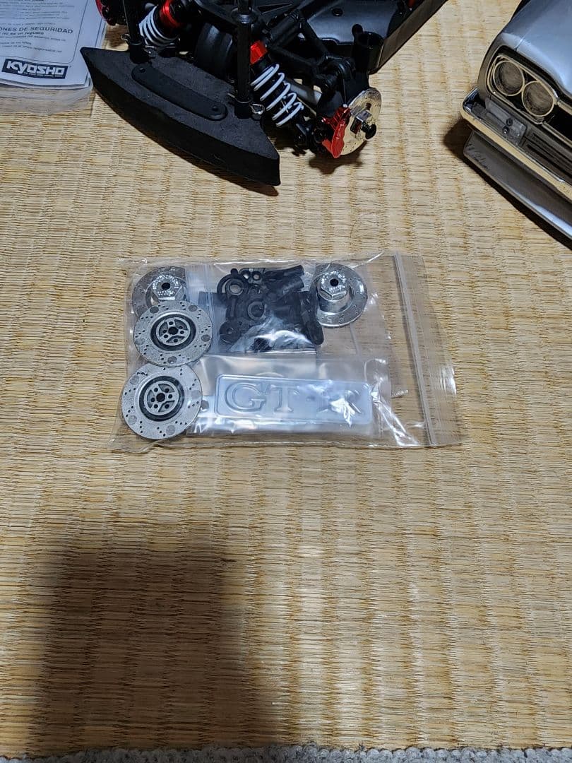 京商　フェザーMark2　ハコスカ　メカ付(受信機プロポ無し)中古、短期出品