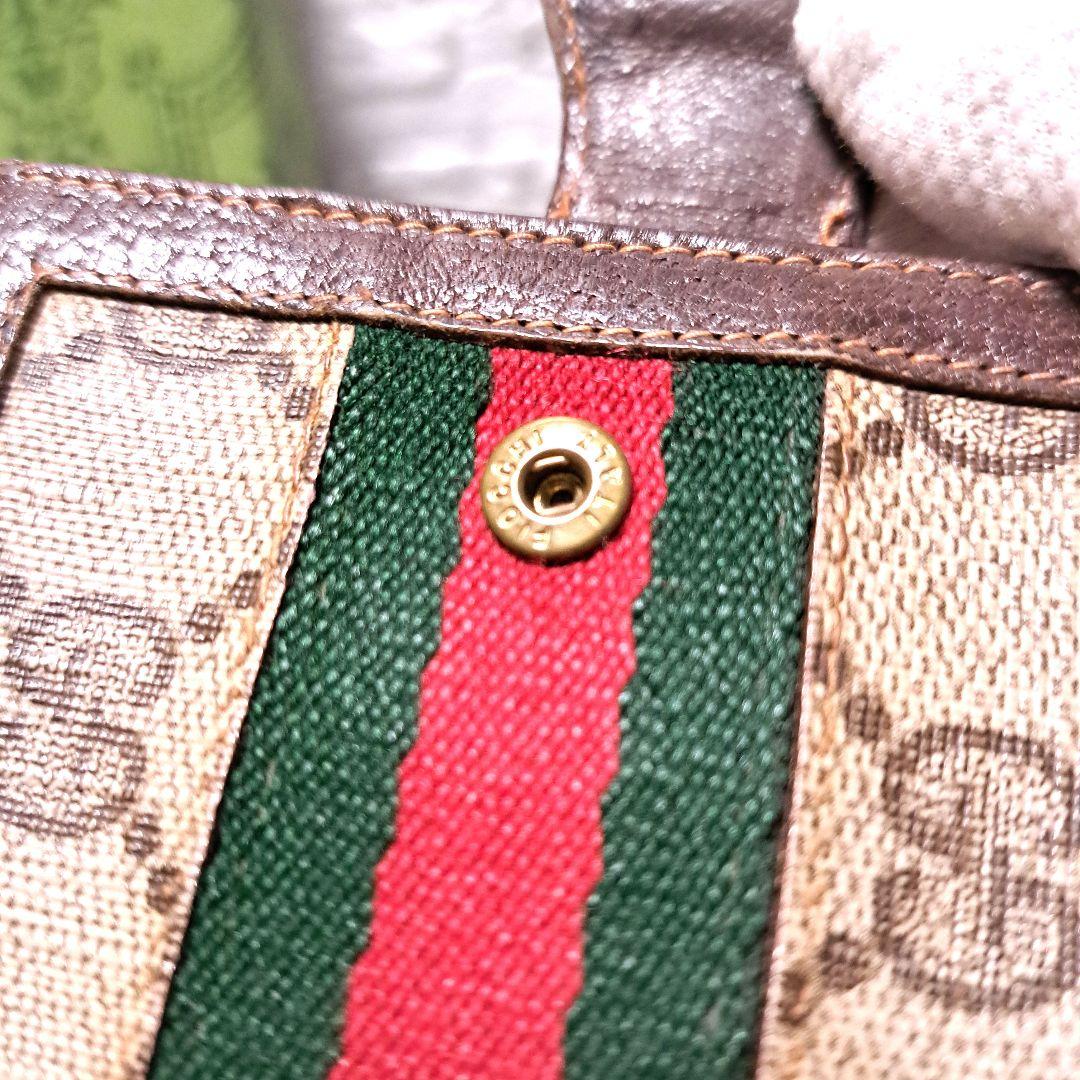 ✨️希少✨️GUCCI グッチ折財布 シェリーライン GGヴィンテージ