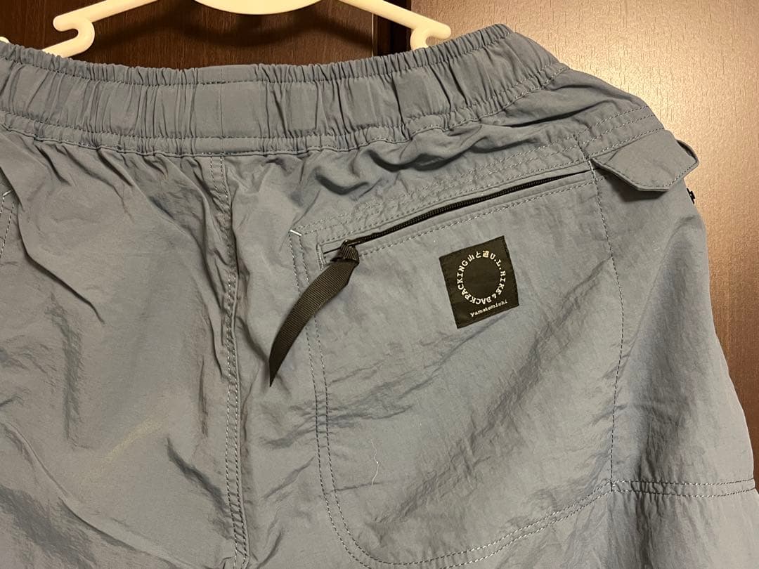山と道　5-Pocket Pants blue gray