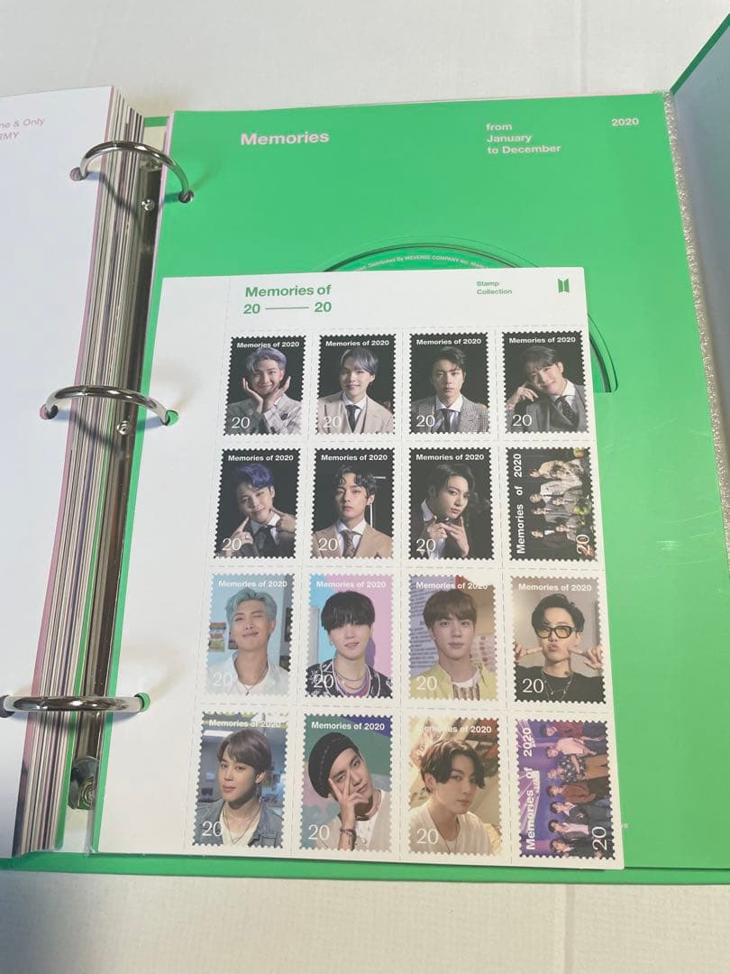BTS Memories 2020 DVD 韓国版 Weverse 特典 トレカ