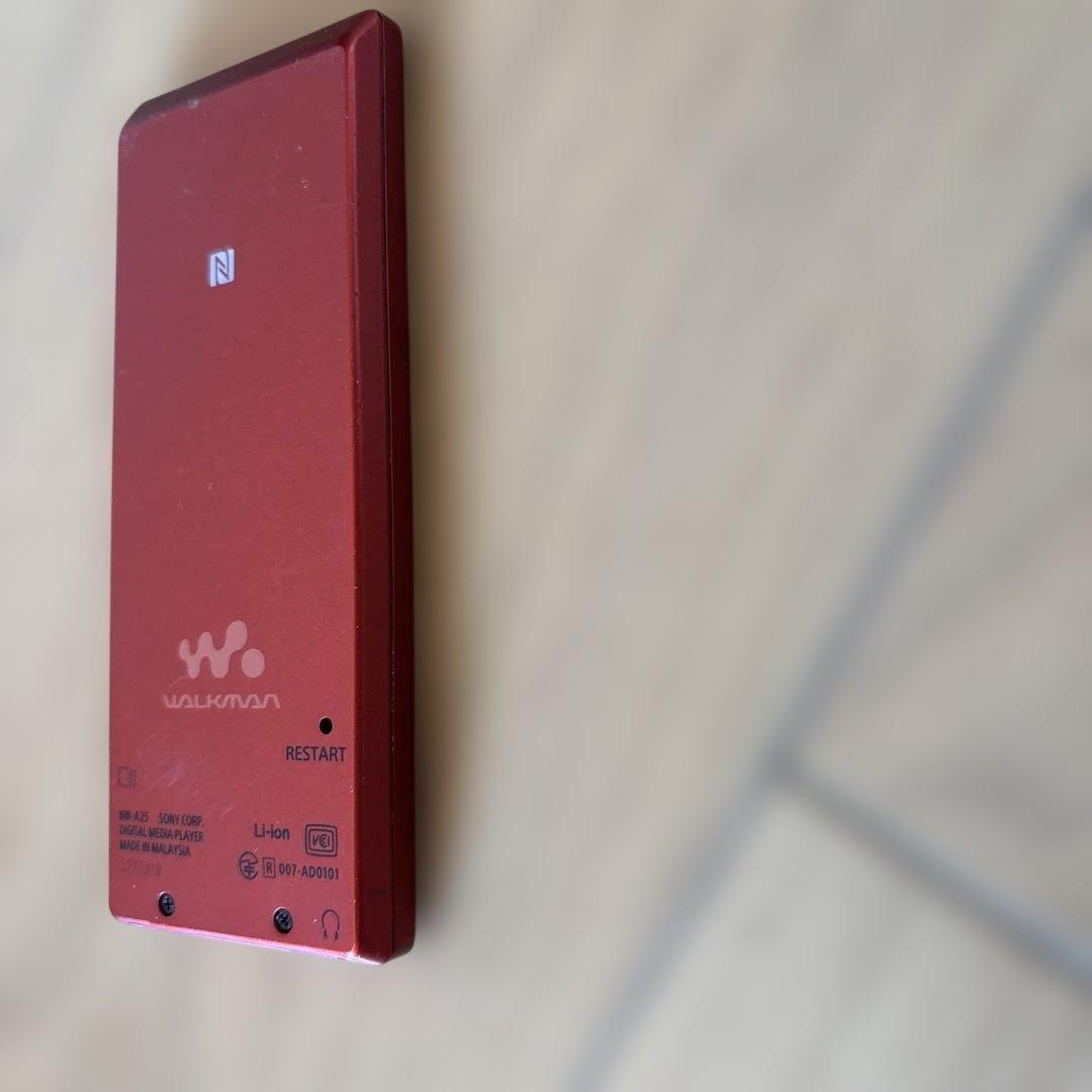 SONY NW-A25 レッド デジタルオーディオプレーヤー