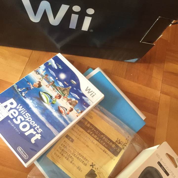 wii 本体 黒 コントローラー モーション resort