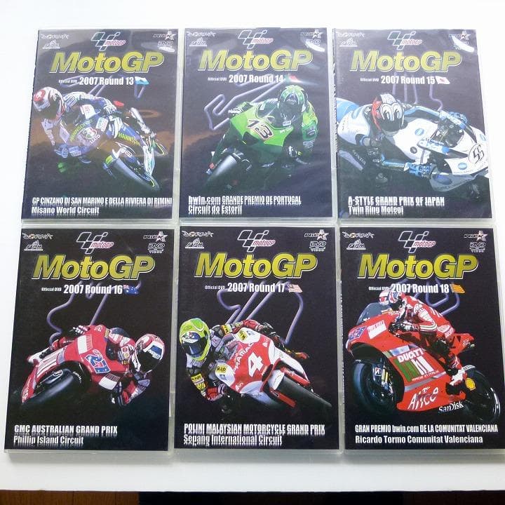 DVD MotoGP 2007 全18巻セット ストーナー ペドロサ ロッシ