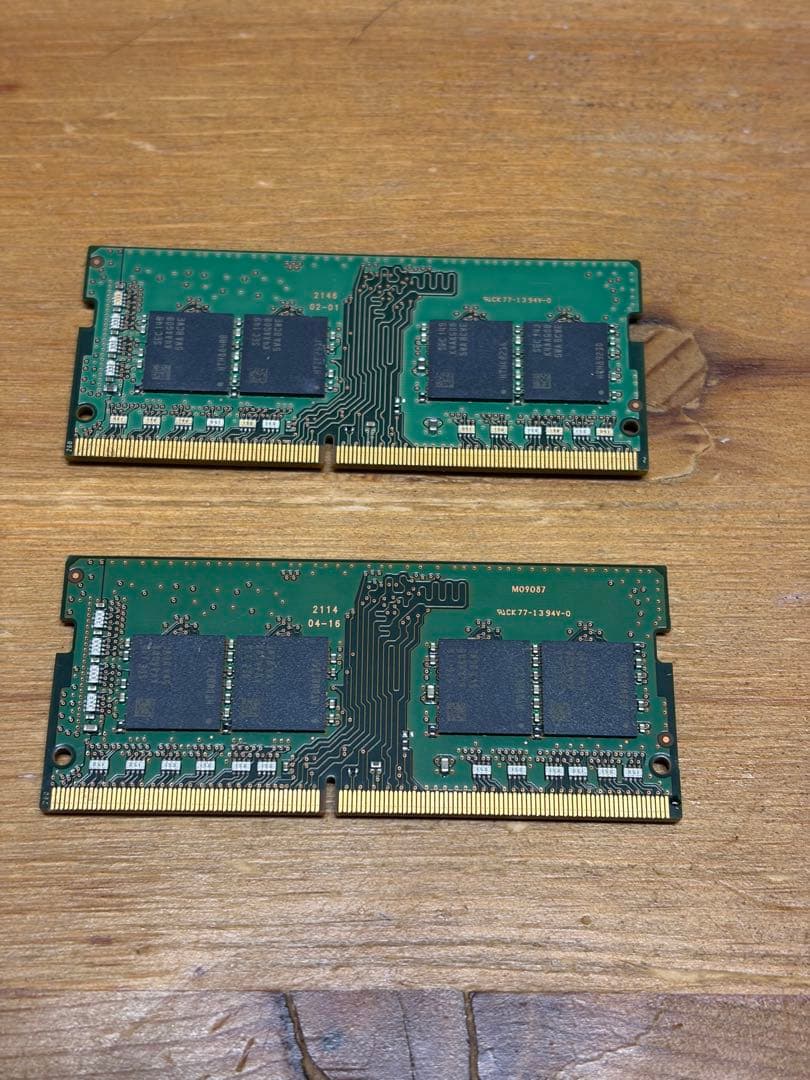 Samsung SO DIMM DDR4 3200 16GB 2枚 ノート用