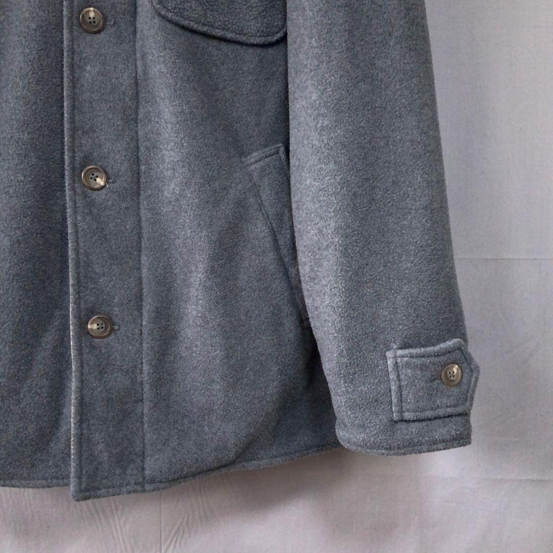 POLO ラルフローレン A-2 フリース ジャケット M 米国製 グレー