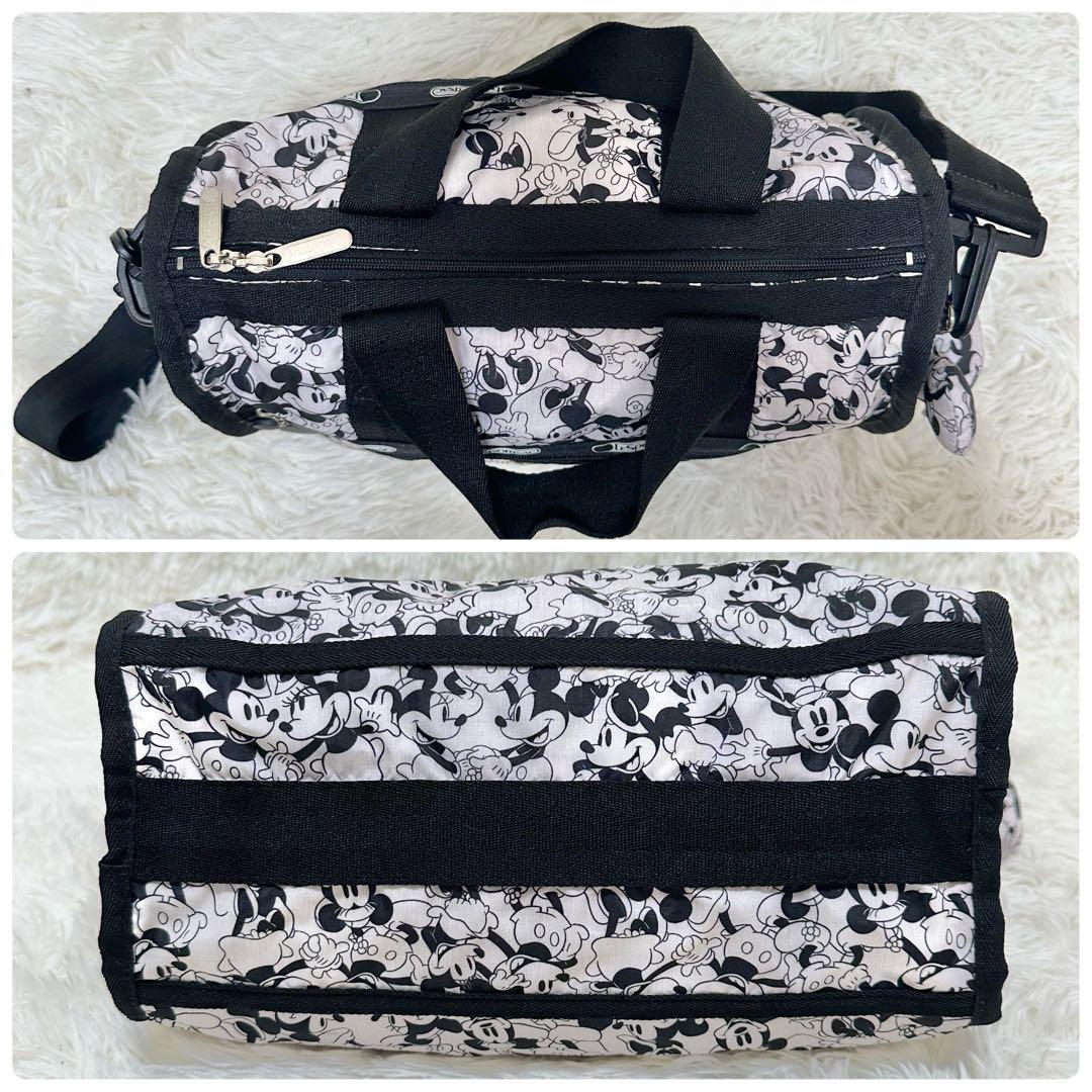【美品】LeSportsac ミッキーマウス ミニボストン 2way 総柄